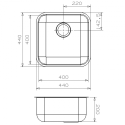 Zlewozmywak Reginox IB 4040